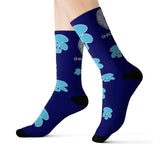Blue Shroom Socks